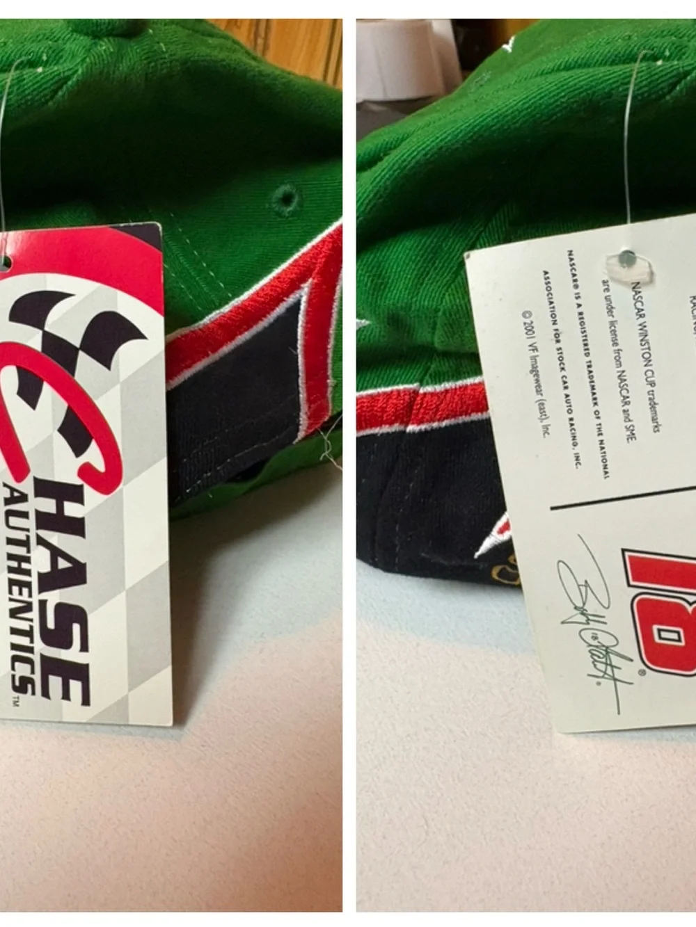 Interstate Batteries Racing Cap in Green with Red & Black Accents